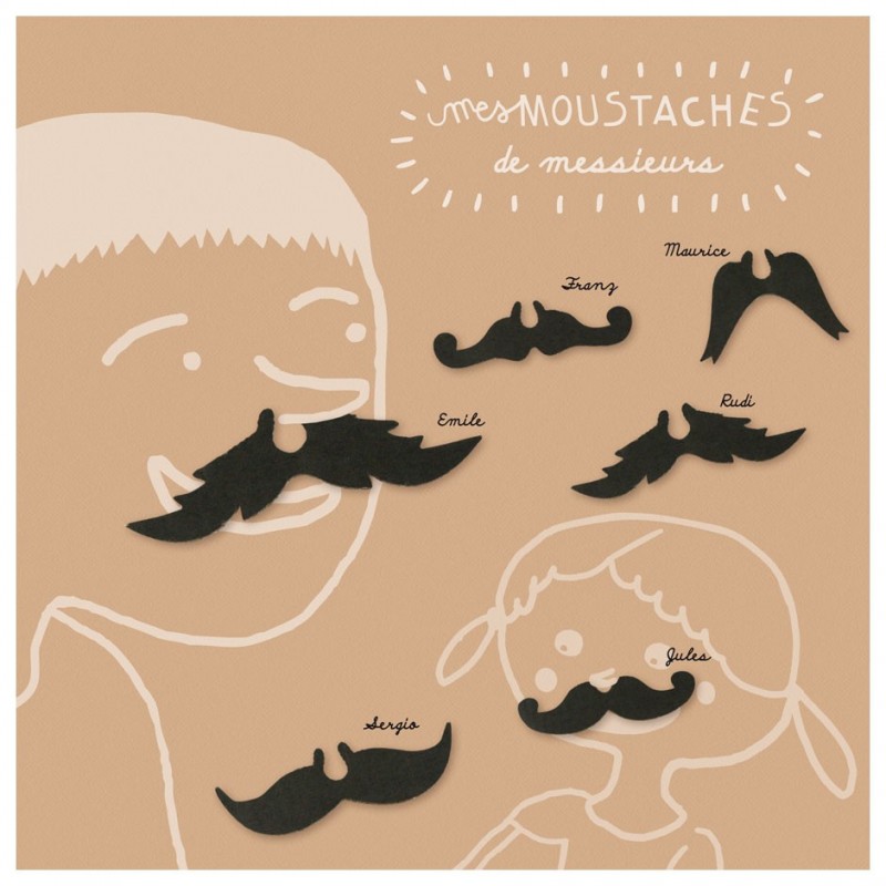moustaches accessoire déguisement adultes enfants fabriqué en France